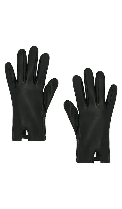 Bronx Banco Short Faux Leather Gloves
