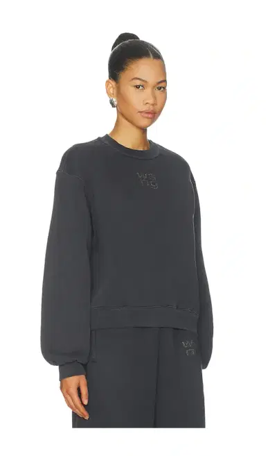 Alexander Wang Hotfix Logo Sweatshirt | Thumbnail 2 Alexander Wang Hotfix Logo Sweatshirt | Thumbnail 2