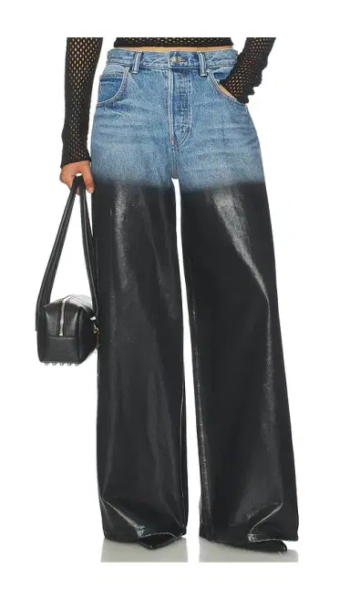Alexander Wang Surge Wide Leg With Partial Coating | Thumbnail 1