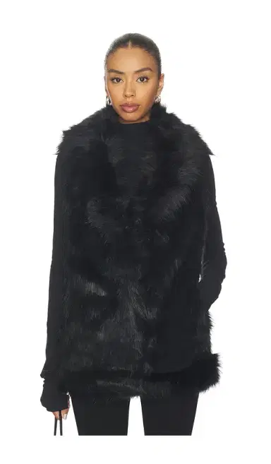 Unreal Fur Premium Rose Vest | Thumbnail 2 Unreal Fur Premium Rose Vest | Thumbnail 2