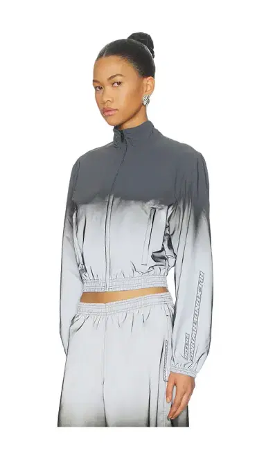 Alexander Wang Reflective Shrunken Track Jacket | Thumbnail 2 Alexander Wang Reflective Shrunken Track Jacket | Thumbnail 2