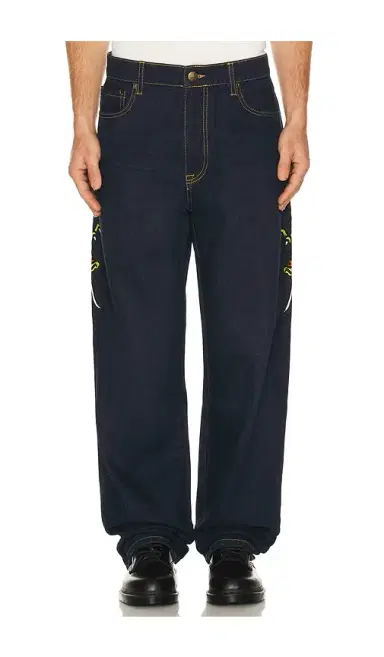 Ed Hardy Dragons Selvage Baggy Denim Pants | Thumbnail 2 Ed Hardy Dragons Selvage Baggy Denim Pants | Thumbnail 2