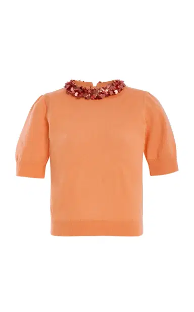 Ulla Johnson Jude Embellished Wool Top | Thumbnail 6