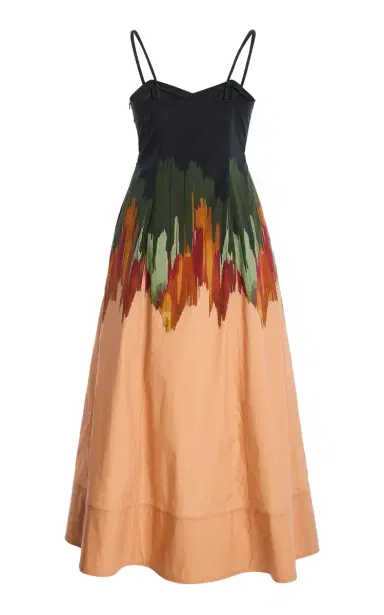 Ulla Johnson Fiora Printed Cotton Poplin Midi Dress | Thumbnail 5