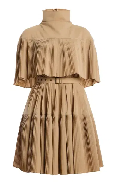 Ulla Johnson Lucille Pleated Wool Mini Dress | Thumbnail 1