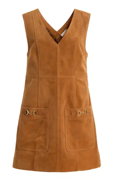 Ulla Johnson Sloane Suede Mini Dress | Thumbnail 1
