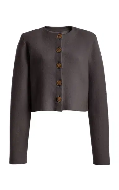 Brandon Maxwell The Ryder Cropped Virgin-Wool Jacket | Thumbnail 5 Brandon Maxwell The Ryder Cropped Virgin-Wool Jacket | Thumbnail 5