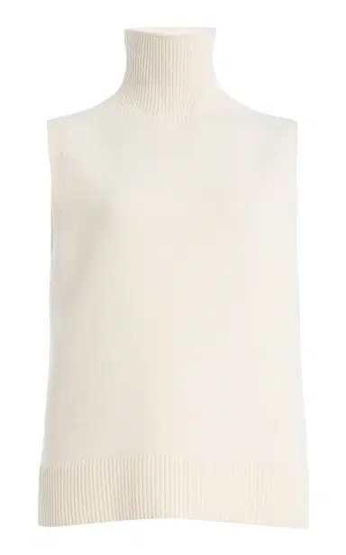 Brandon Maxwell The Bruno High-Neck Wool-Cashmere Top | Thumbnail 1 Brandon Maxwell The Bruno High-Neck Wool-Cashmere Top | Thumbnail 1