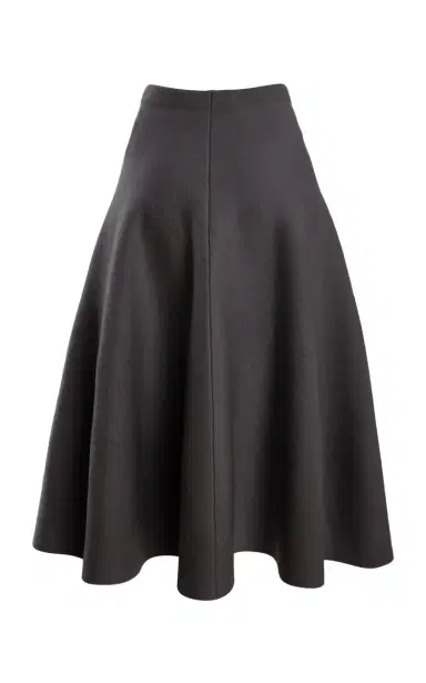 Brandon Maxwell The Miller Structured Virgin-Wool Midi Skirt | Thumbnail 6 Brandon Maxwell The Miller Structured Virgin-Wool Midi Skirt | Thumbnail 6