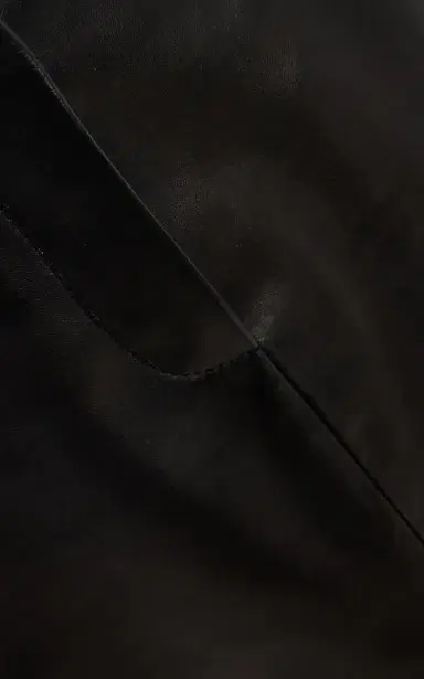Brandon Maxwell The Lex Pencil Leather Mini Skirt | Thumbnail 6 Brandon Maxwell The Lex Pencil Leather Mini Skirt | Thumbnail 6