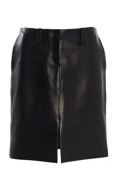 Brandon Maxwell The Lex Pencil Leather Mini Skirt | Thumbnail 7 Brandon Maxwell The Lex Pencil Leather Mini Skirt | Thumbnail 7