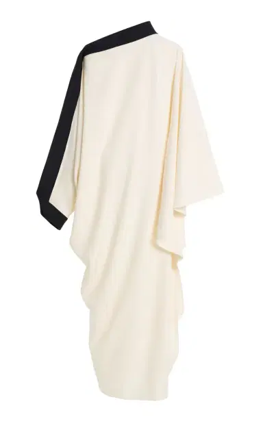 Harithand Gerda Asymmetric Crepe Caftan Dress | Thumbnail 6 Harithand Gerda Asymmetric Crepe Caftan Dress | Thumbnail 6