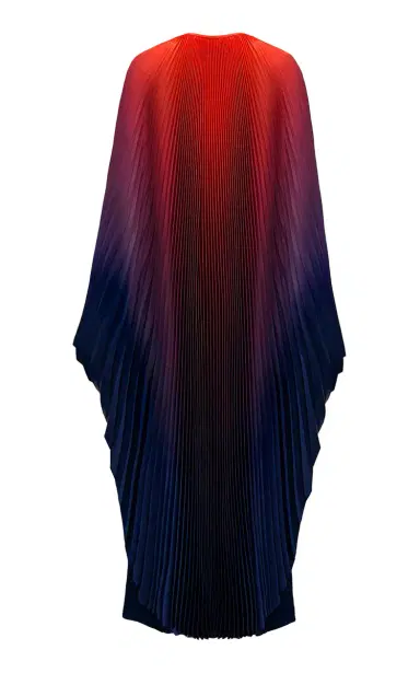 SemSem Ombré-Printed Plissé Caftan Dress | Thumbnail 3 SemSem Ombré-Printed Plissé Caftan Dress | Thumbnail 3