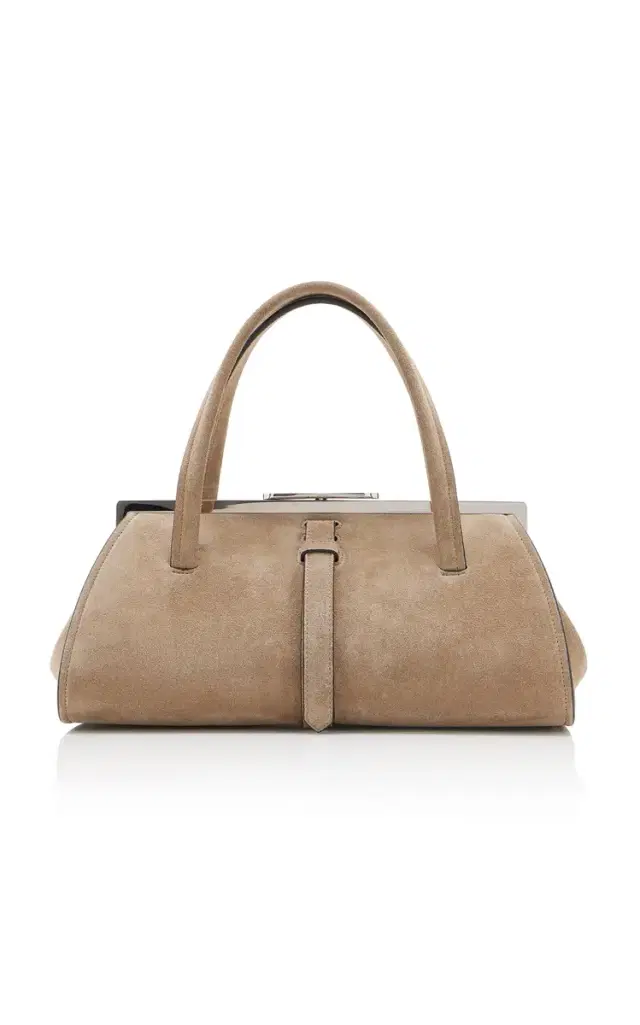 The Maxwell Suede Top-Handle Bag