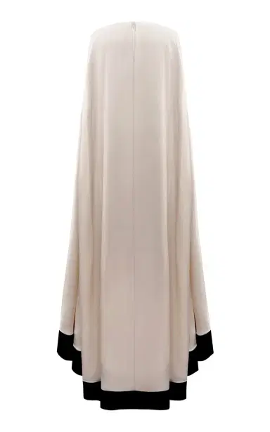 SemSem Color-Blocked Tiered Silk Caftan Dress | Thumbnail 3