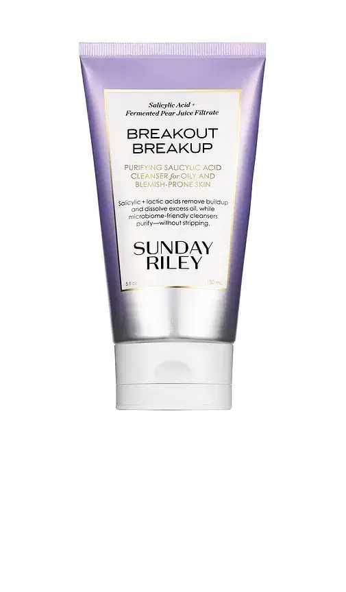 Sunday Riley Breakout Breakup Purifying Salicylic Acid Cleanser For Oily And Blemish-Prone Skin
