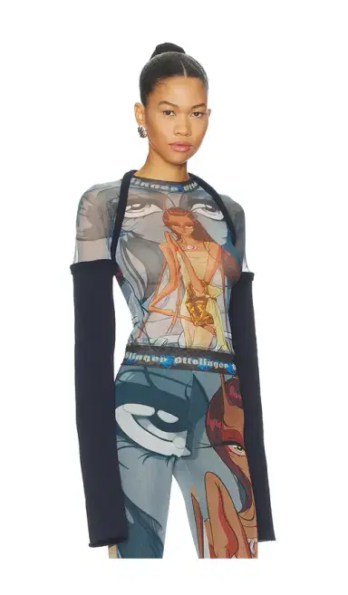 Ottolinger Mesh Hybrid Longsleeve | Thumbnail 2