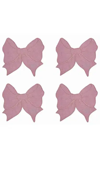 Chefanie Bow Cocktail Napkins Set Of 4 | Thumbnail 1 Chefanie Bow Cocktail Napkins Set Of 4 | Thumbnail 1