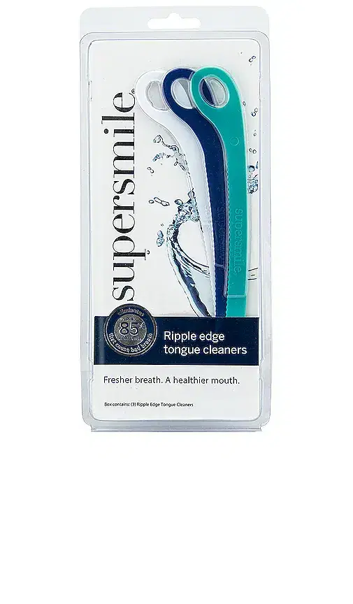 supersmile Ripple Edge Tongue Cleaner Trio
