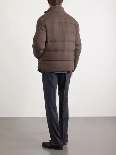 Zegna Quilted Oasi Cashmere Down Jacket - Men | Thumbnail 4