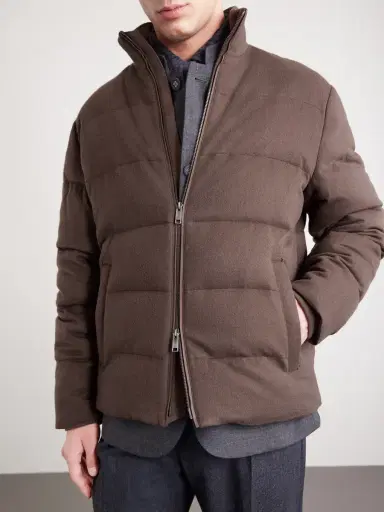 Zegna Quilted Oasi Cashmere Down Jacket - Men | Thumbnail 5