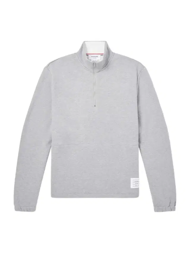 Logo-Appliquéd Cotton-Jersey Half-Zip Sweatshirt - Men