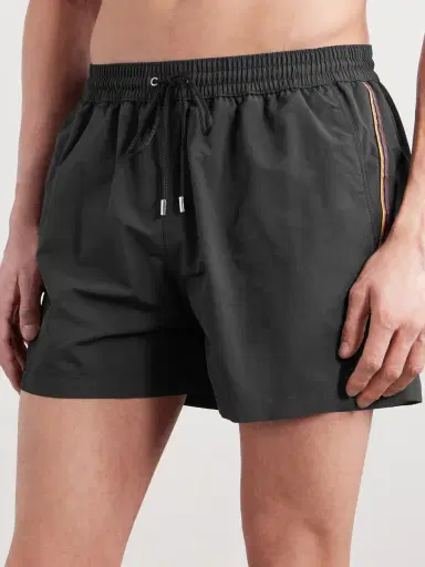 Paul Smith Straight-Leg Short-Length Recycled Swim Shorts - Men | Thumbnail 2 Paul Smith Straight-Leg Short-Length Recycled Swim Shorts - Men | Thumbnail 2