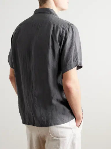 Hartford Palmito Mc Convertible-Collar Linen Shirt - Men | Thumbnail 3 Hartford Palmito Mc Convertible-Collar Linen Shirt - Men | Thumbnail 3