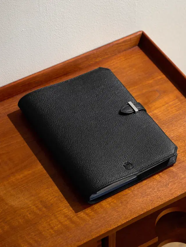 dunhill Century Logo-Debossed Full-Grain Leather Notebook - Men