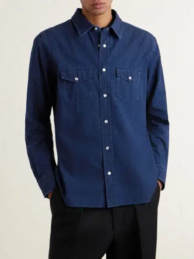 Tom Ford Denim Shirt - Men | Thumbnail 3 Tom Ford Denim Shirt - Men | Thumbnail 3