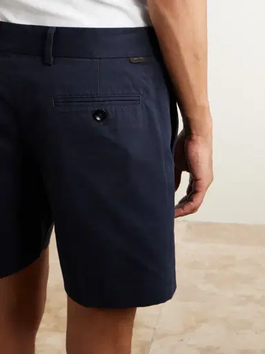 Tom Ford Straight-Leg Brushed Cotton-Drill Shorts - Men | Thumbnail 5