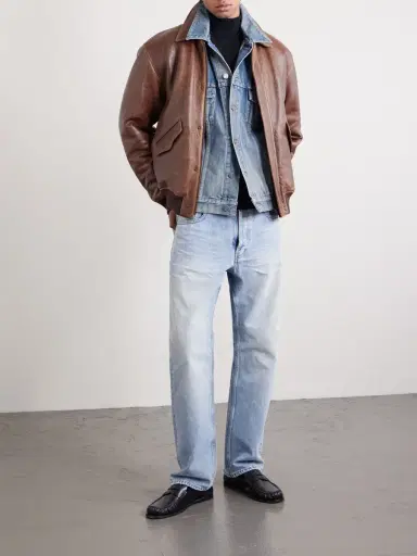 Saint Laurent Denim Trucker Jacket - Men | Thumbnail 2 Saint Laurent Denim Trucker Jacket - Men | Thumbnail 2