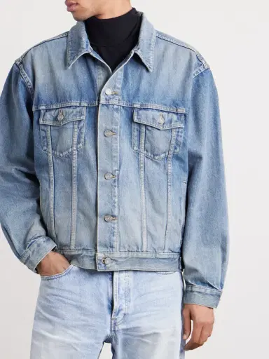 Saint Laurent Denim Trucker Jacket - Men | Thumbnail 3 Saint Laurent Denim Trucker Jacket - Men | Thumbnail 3