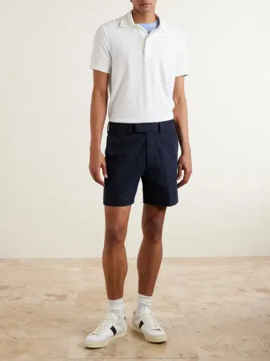 Tom Ford Slim-Fit Cotton-Blend Terry Polo Shirt - Men | Thumbnail 2