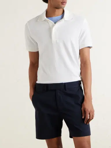 Tom Ford Slim-Fit Cotton-Blend Terry Polo Shirt - Men | Thumbnail 3