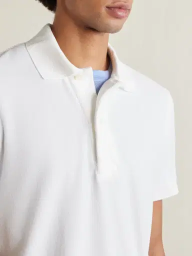 Tom Ford Slim-Fit Cotton-Blend Terry Polo Shirt - Men | Thumbnail 5