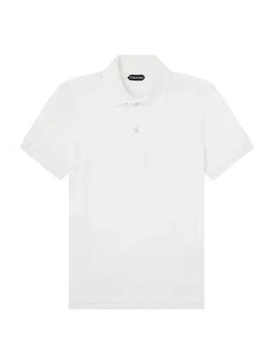 Tom Ford Slim-Fit Cotton-Blend Terry Polo Shirt - Men | Thumbnail 1