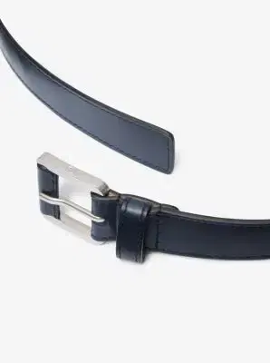 Michael Kors Collection Jodi Leather Trouser Belt in Blue | Thumbnail 5 Michael Kors Collection Jodi Leather Trouser Belt in Blue | Thumbnail 5