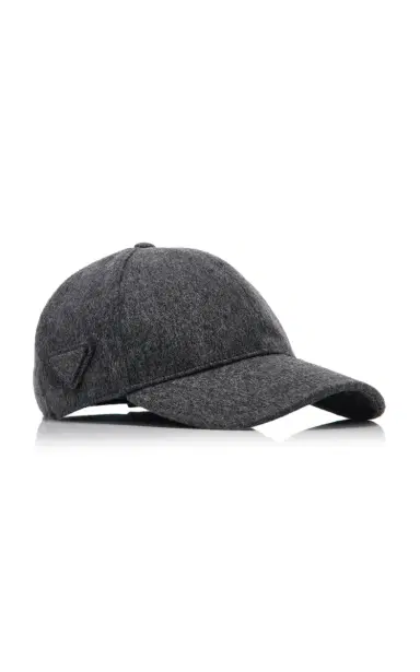 Prada Loden Baseball Cap | Thumbnail 3 Prada Loden Baseball Cap | Thumbnail 3