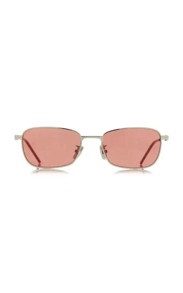 Givenchy Speed Square-Frame Metal Sunglasses