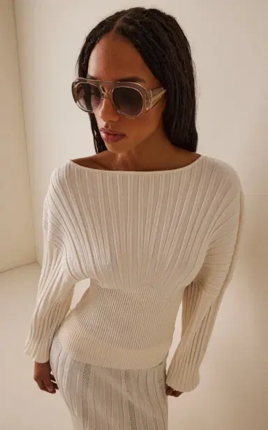Givenchy Bold Aviator-Frame Acetate Sunglasses | Thumbnail 2