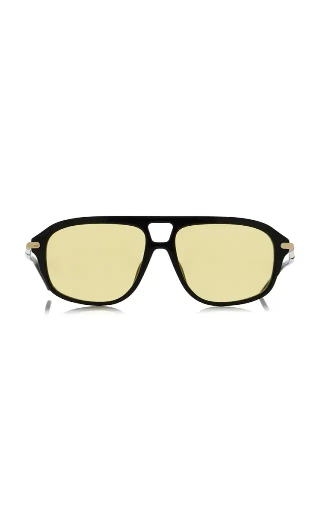 One Aviator-Frame Acetate Sunglasses