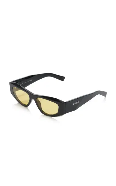 Prada Square-Frame Acetate Sunglasses | Thumbnail 3