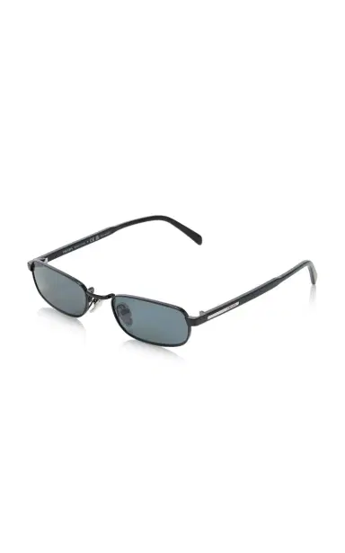 Prada Square-Frame Metal Sunglasses | Thumbnail 3