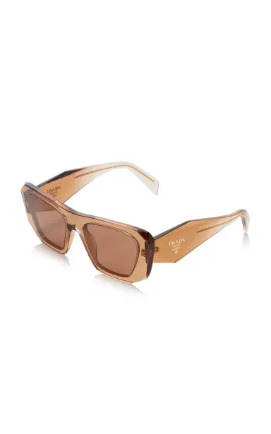 Prada Square-Frame Acetate Sunglasses | Thumbnail 3