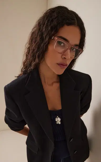 Prada Square-Frame Acetate Glasses | Thumbnail 2