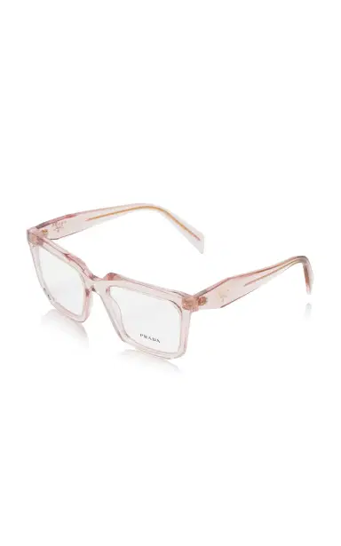 Prada Square-Frame Acetate Glasses | Thumbnail 3