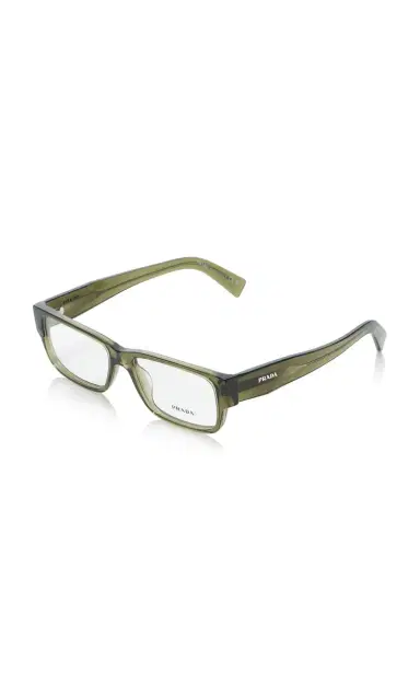 Prada Square-Frame Acetate Glasses | Thumbnail 3