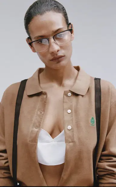 Prada Square-Frame Metal Glasses | Thumbnail 2
