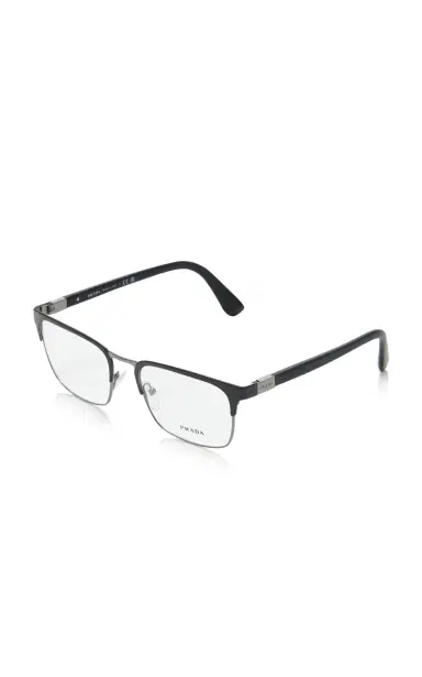 Prada Square-Frame Metal Glasses | Thumbnail 5